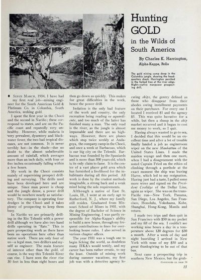Hunting Gold In The Wilds Of South America